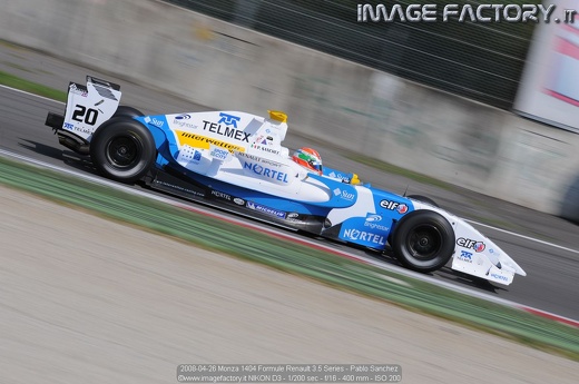 2008-04-26 Monza 1404 Formule Renault 3.5 Series - Pablo Sanchez